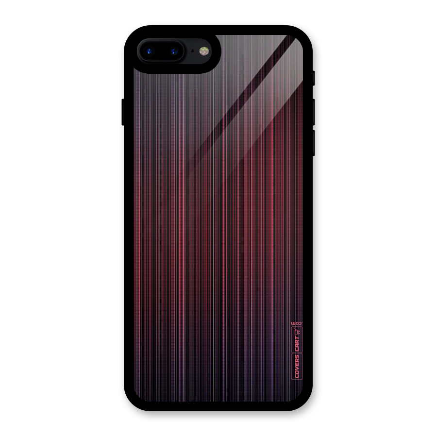 Stripes Gradiant Glass Back Case for iPhone 7 Plus