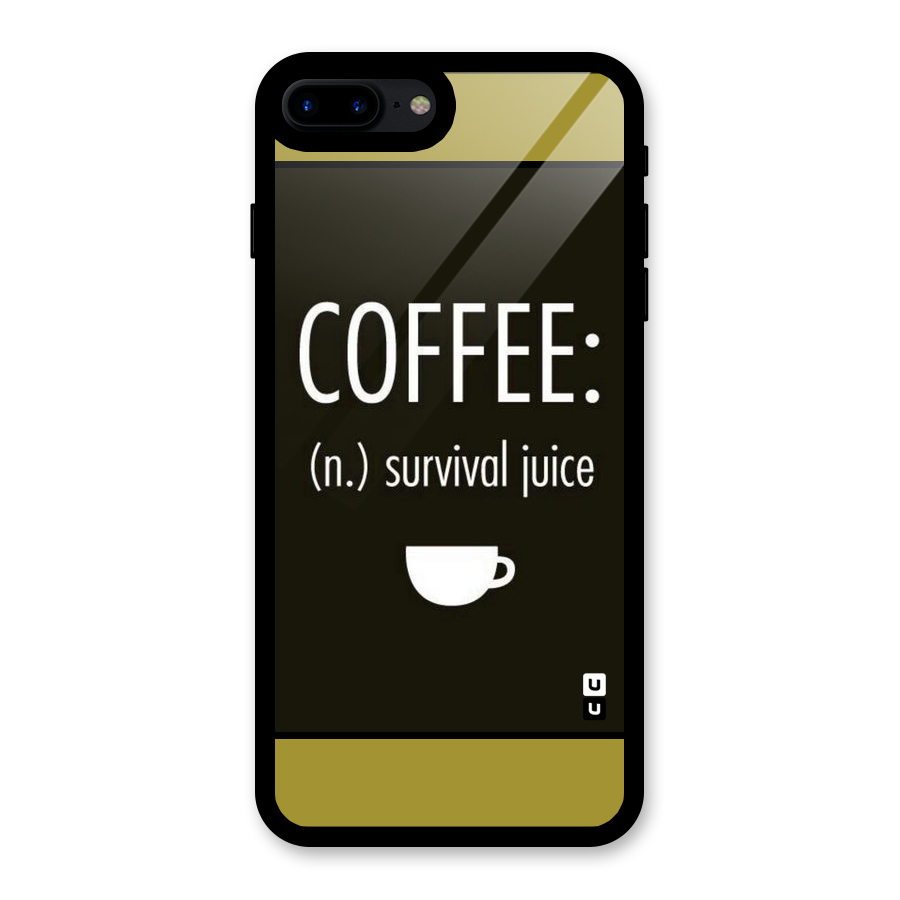 Survival Juice Glass Back Case for iPhone 7 Plus