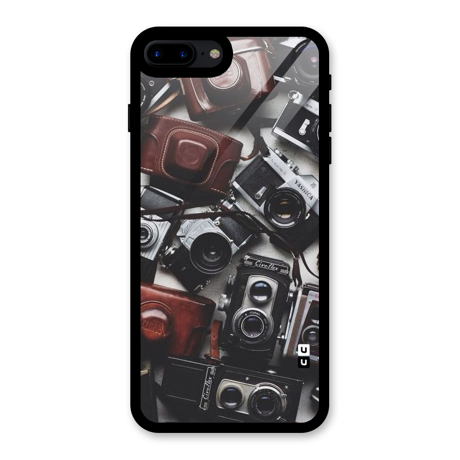 Vintage Beauty Shutter Glass Back Case for iPhone 7 Plus