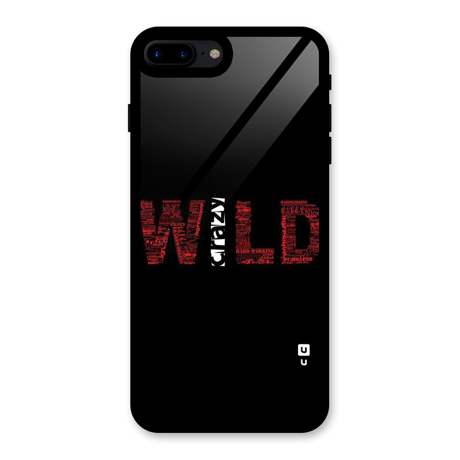 Wild Crazy Glass Back Case for iPhone 7 Plus