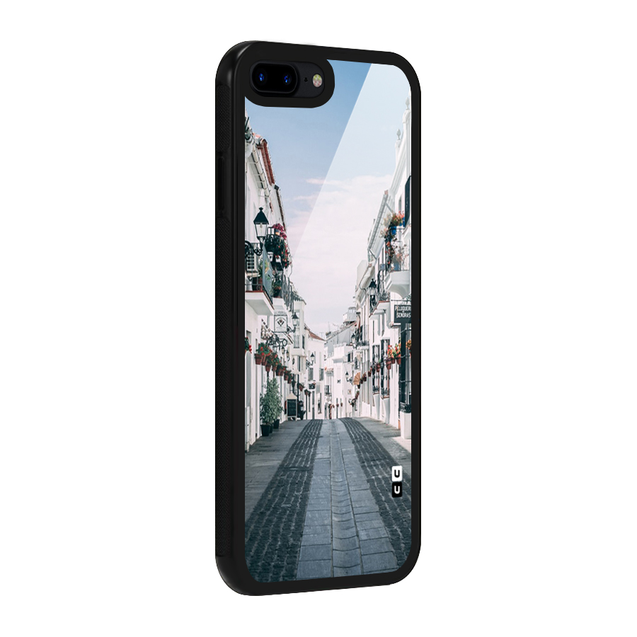 Aesthetic Street Glass Back Case for iPhone 7 Plus