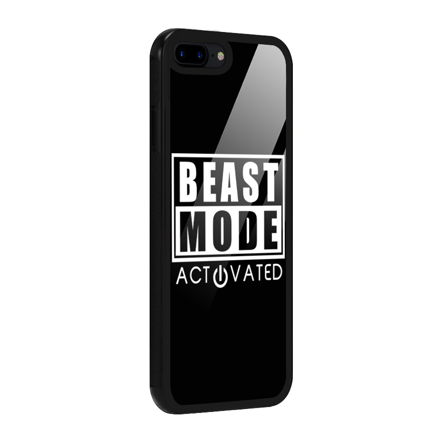 Beast Mode Activated Glass Back Case for iPhone 7 Plus