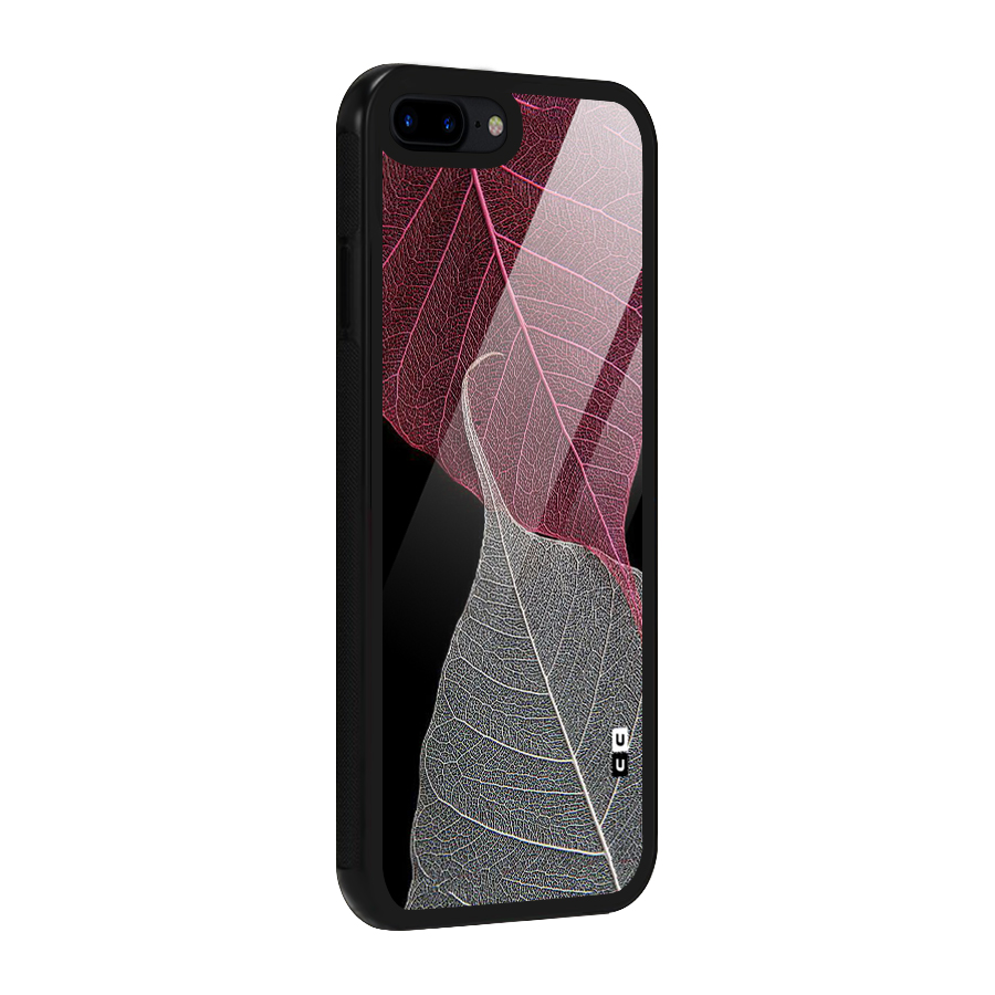 Beauty Leaf Glass Back Case for iPhone 7 Plus