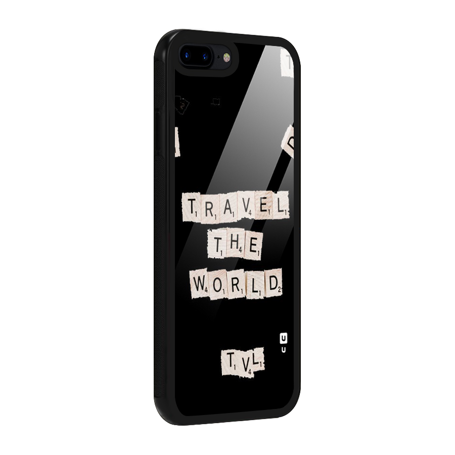 Blocks Travel Glass Back Case for iPhone 7 Plus