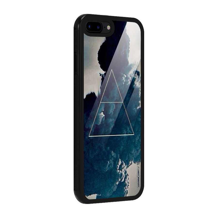 Blue Hue Smoke Glass Back Case for iPhone 7 Plus