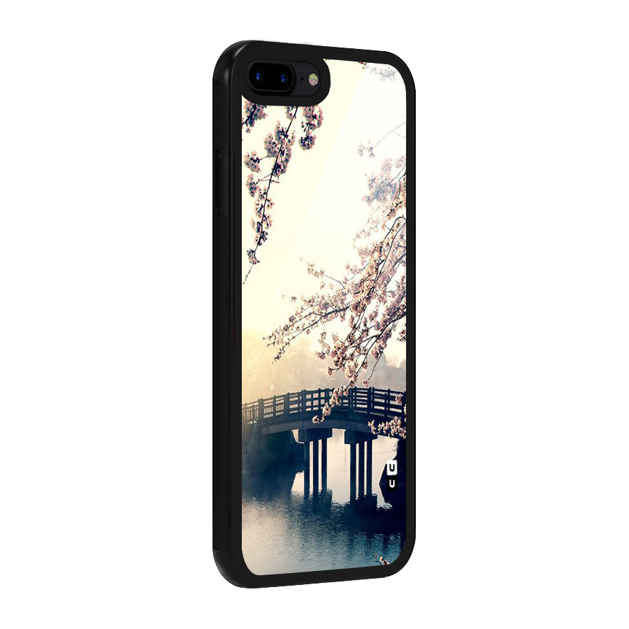 Bridge Blossom Glass Back Case for iPhone 7 Plus