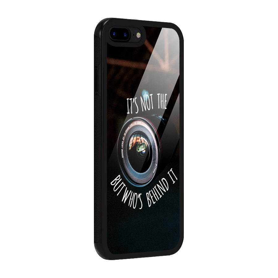 Camera Quote Glass Back Case for iPhone 7 Plus