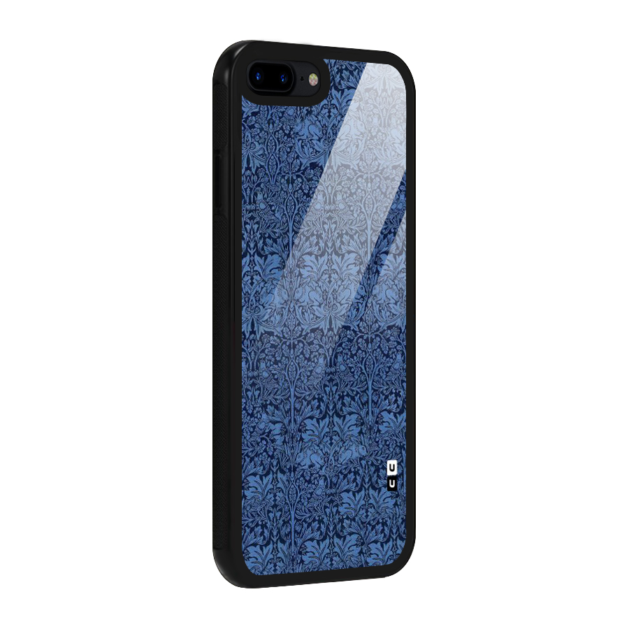 Carving Design Glass Back Case for iPhone 7 Plus