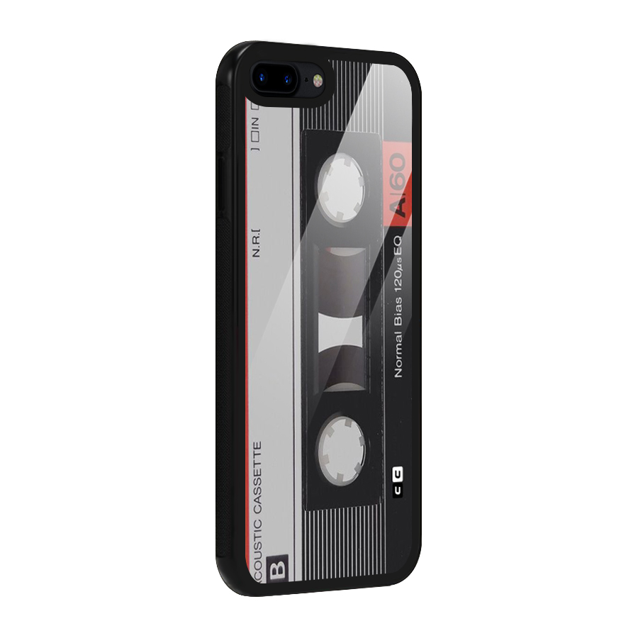 Casette Design Glass Back Case for iPhone 7 Plus