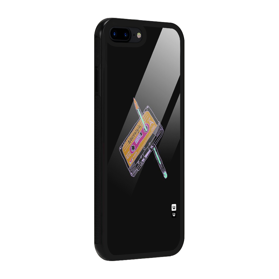 Casette Nostalgia Glass Back Case for iPhone 7 Plus