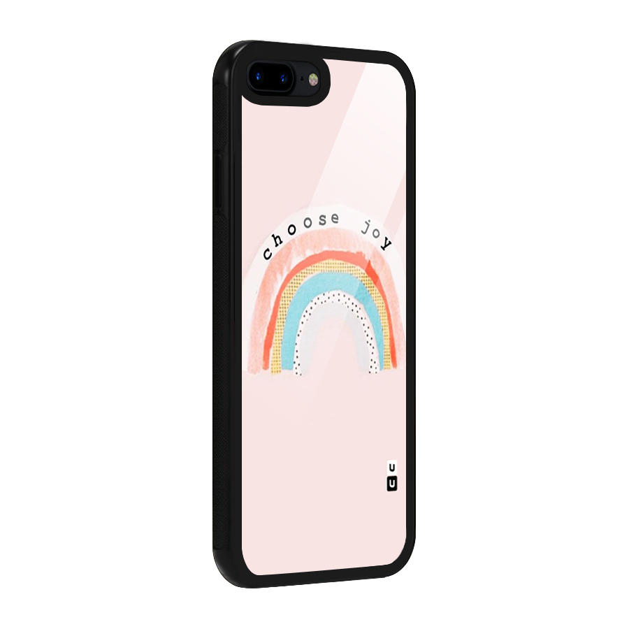Choose Joy Glass Back Case for iPhone 7 Plus