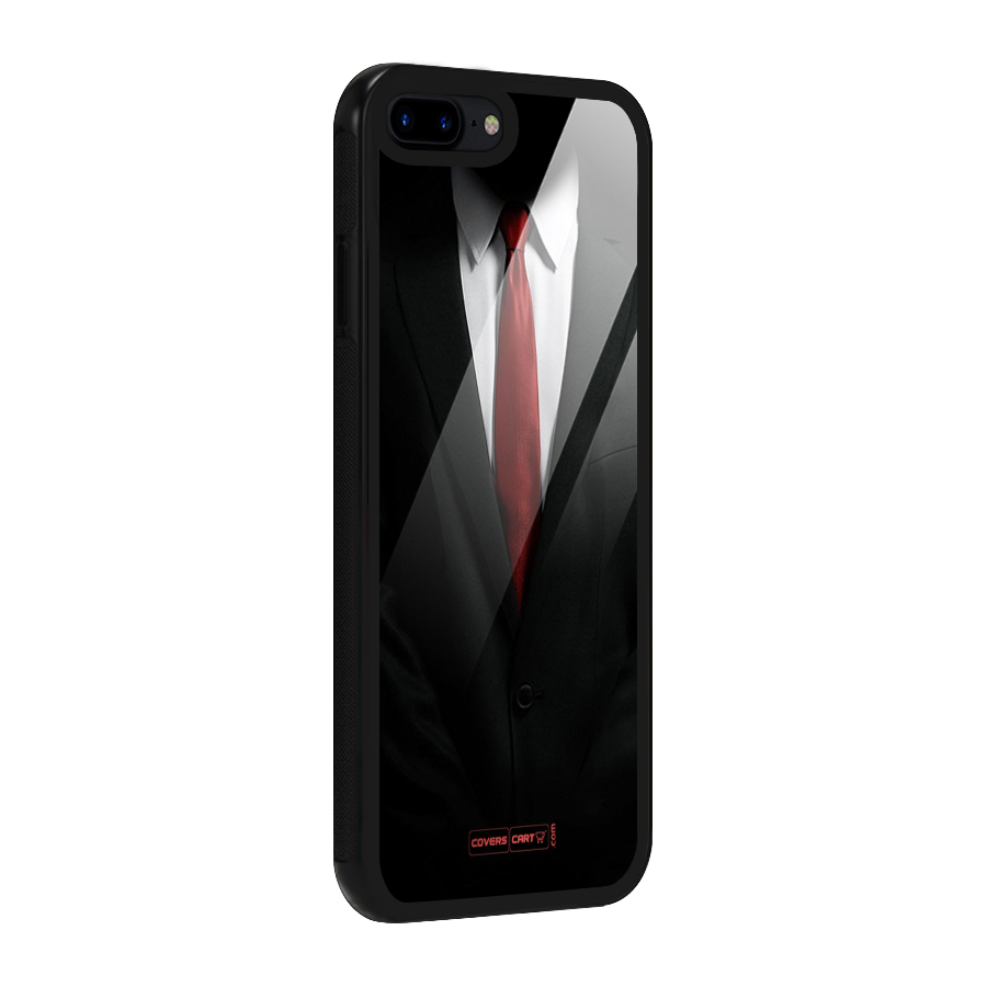 Classic Suit Glass Back Case for iPhone 7 Plus