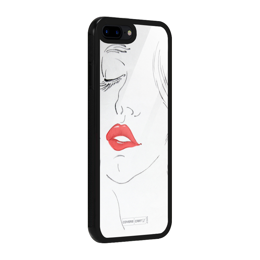 Classy Girl Glass Back Case for iPhone 7 Plus