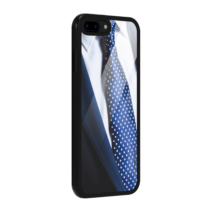 Classy Tie Glass Back Case for iPhone 7 Plus