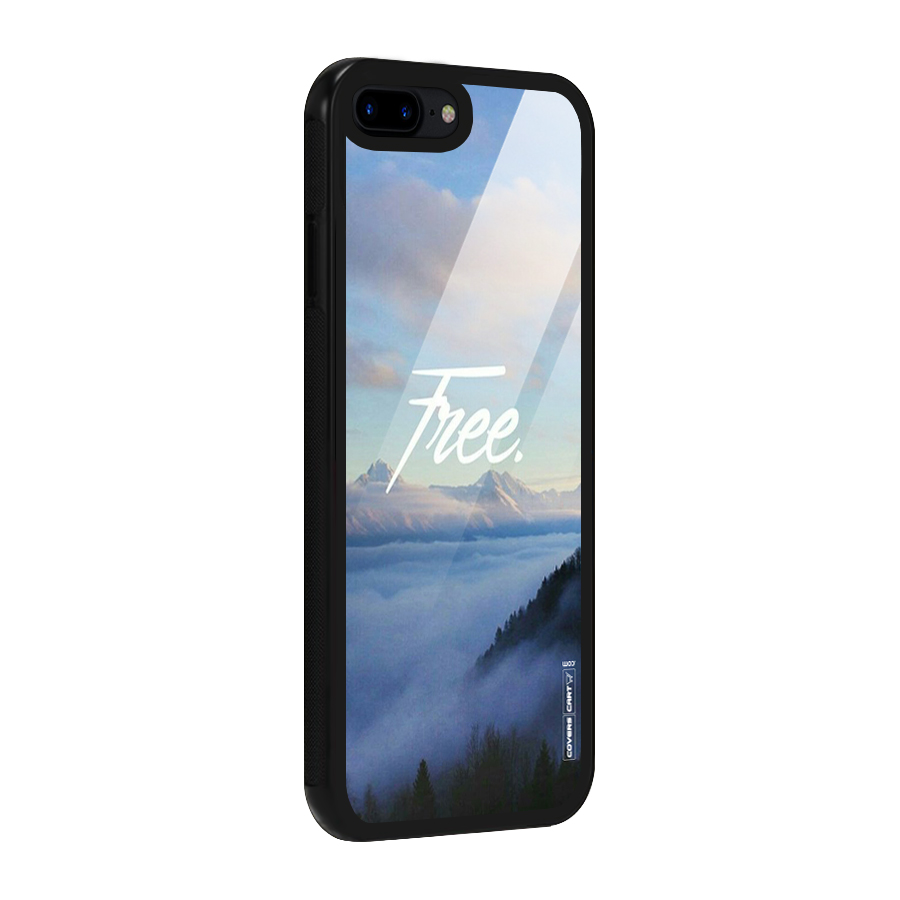 Cloudy Free Glass Back Case for iPhone 7 Plus