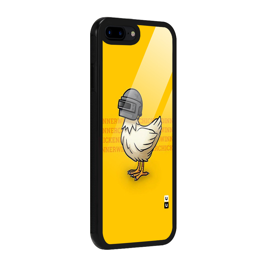 Cute Mask Glass Back Case for iPhone 7 Plus