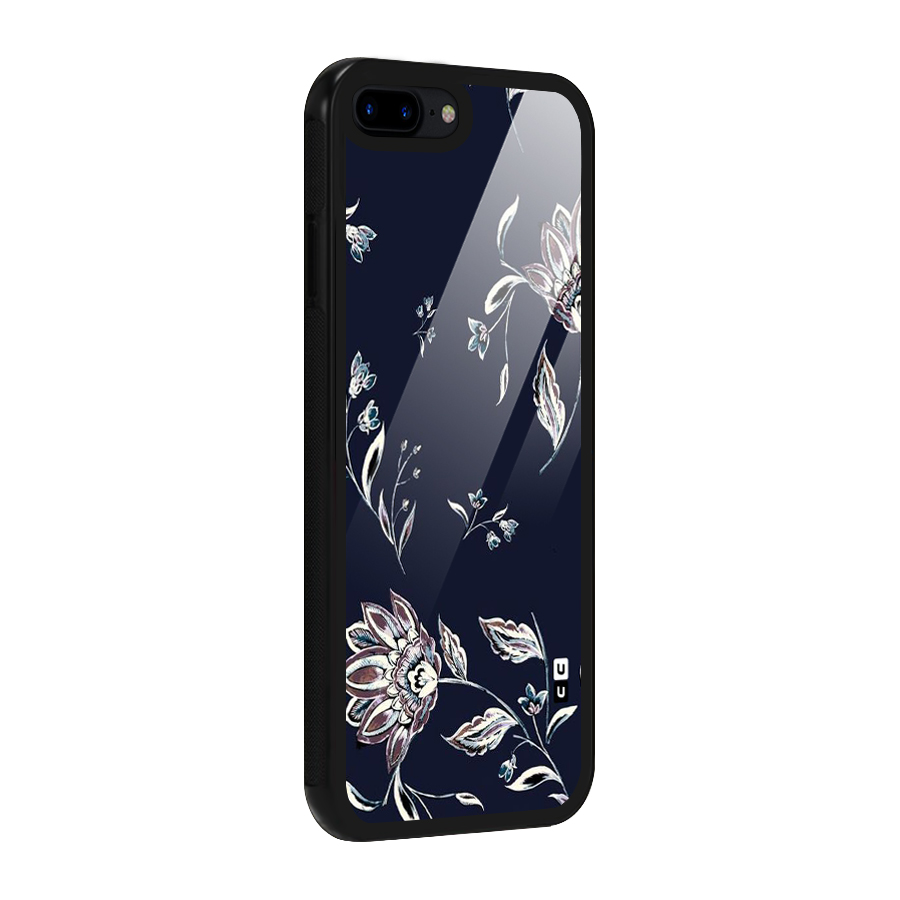 Cute Petals Glass Back Case for iPhone 7 Plus