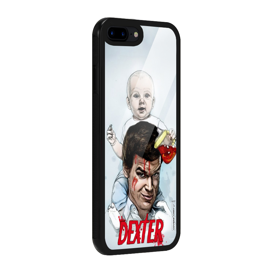 Dexter Artwork Glass Back Case for iPhone 7 Plus