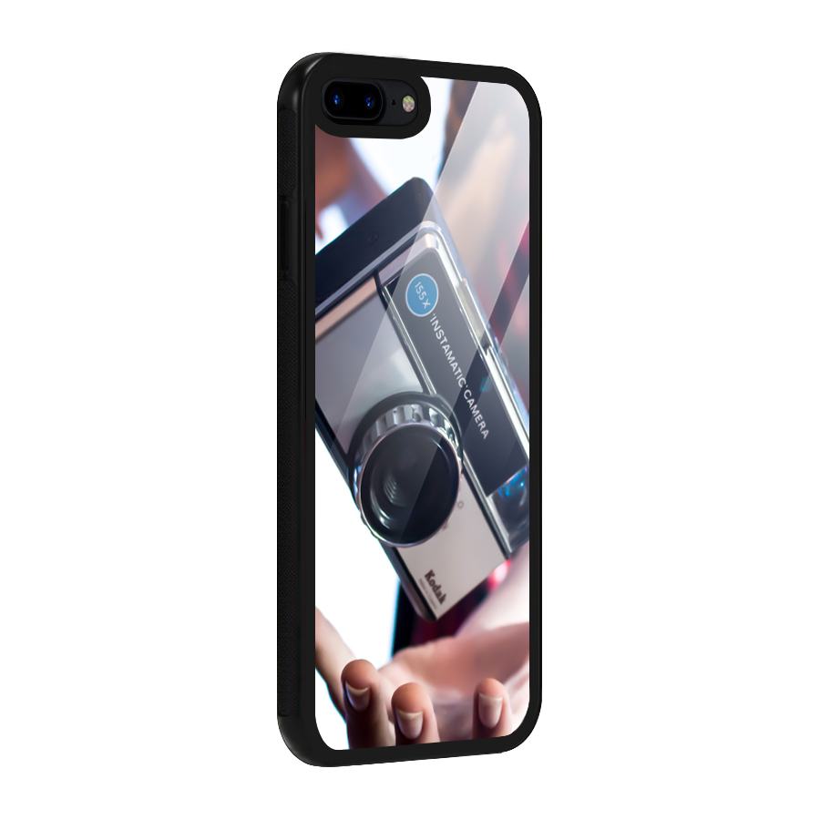 Floating Camera Glass Back Case for iPhone 7 Plus