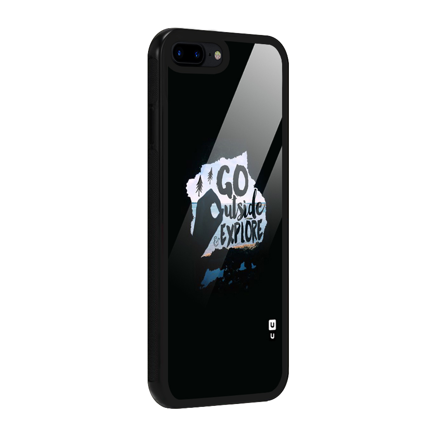 Go Outside Glass Back Case for iPhone 7 Plus
