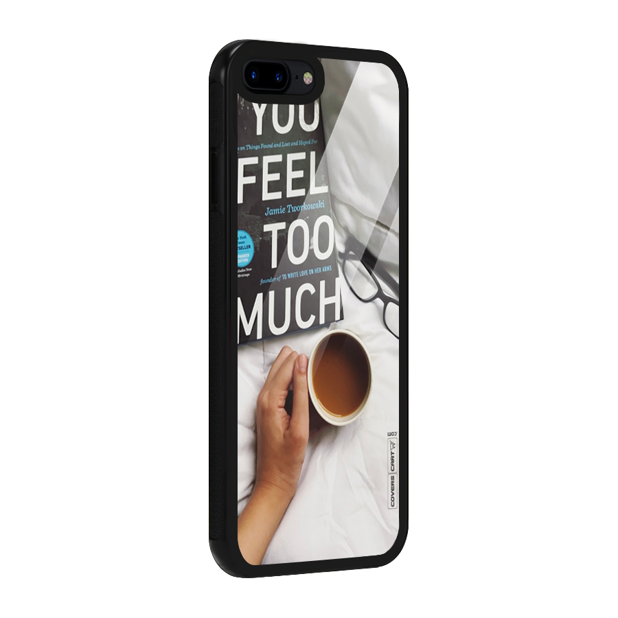 Good Reads And Coffee Glass Back Case for iPhone 7 Plus