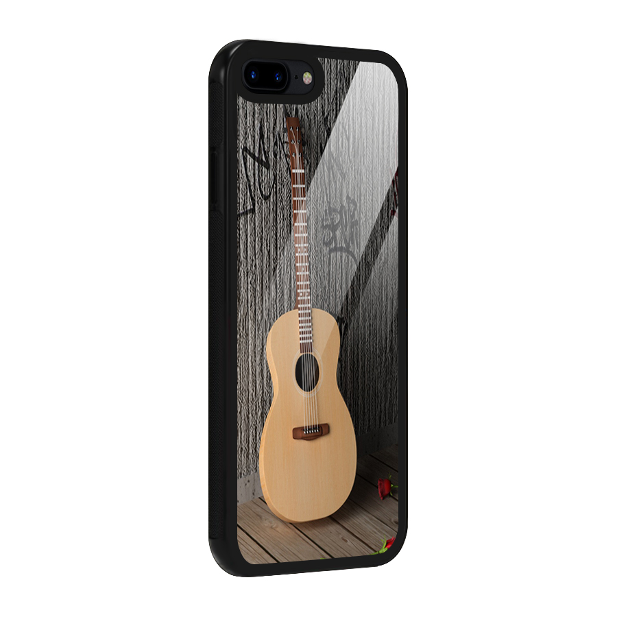 Guitar Classic Glass Back Case for iPhone 7 Plus