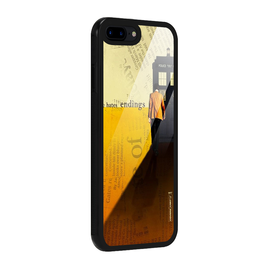 Hates Endings Glass Back Case for iPhone 7 Plus