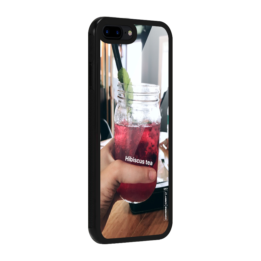 Hibiscus Tea Glass Back Case for iPhone 7 Plus