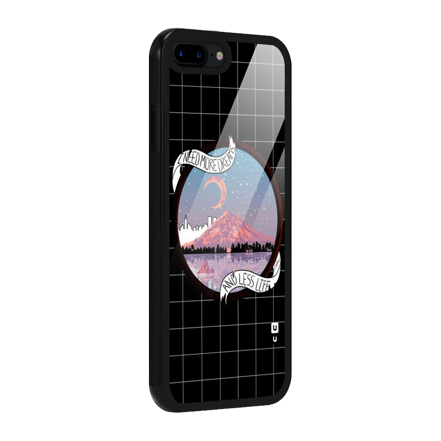 More Dreams Glass Back Case for iPhone 7 Plus