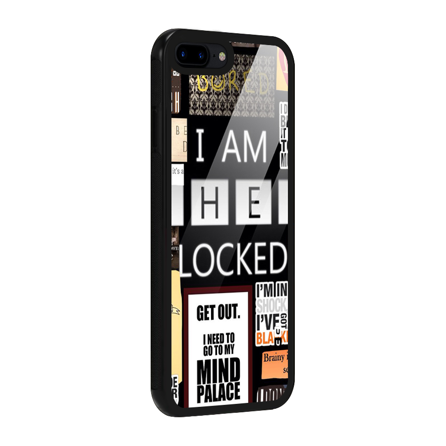 Mystery Pattern Glass Back Case for iPhone 7 Plus