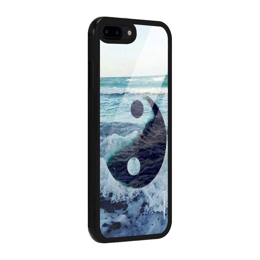 Oceanic Peace Design Glass Back Case for iPhone 7 Plus