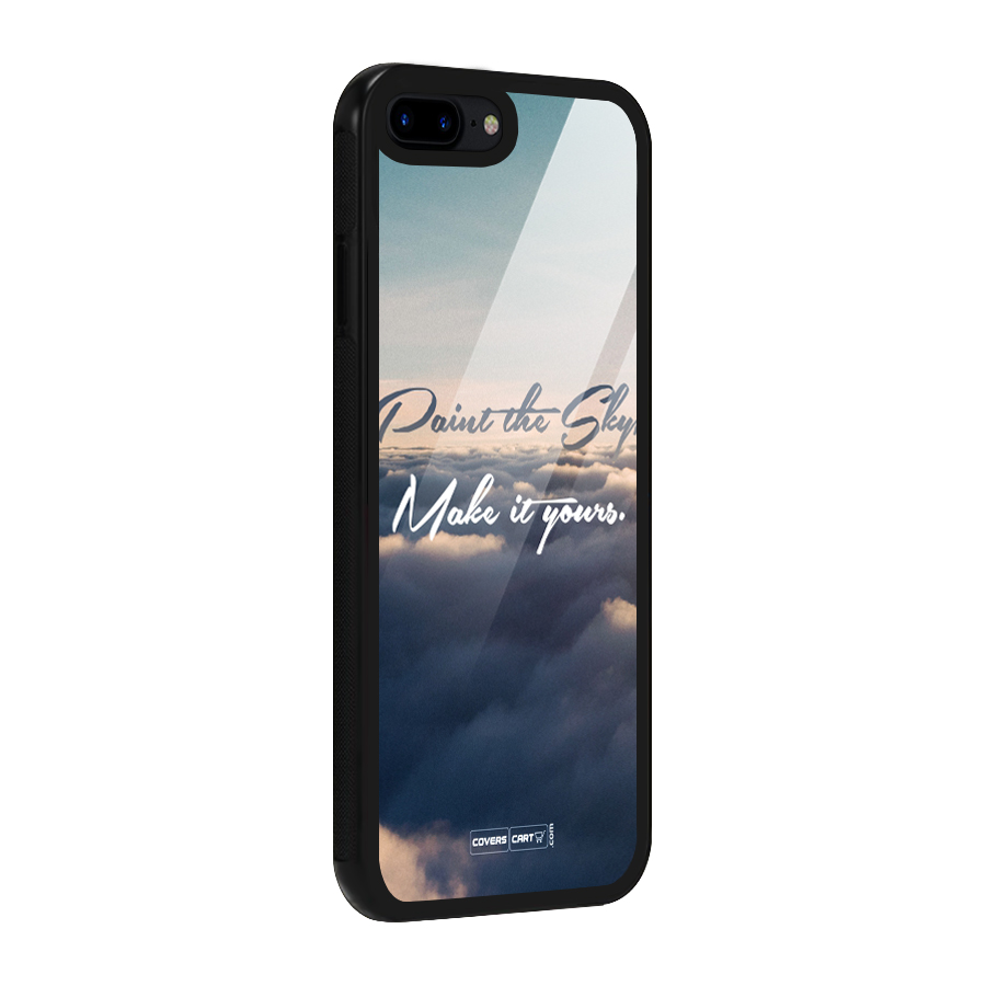 Paint the Sky Glass Back Case for iPhone 7 Plus