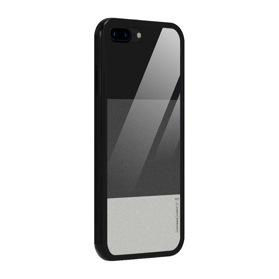 Pastel Black and Grey Glass Back Case for iPhone 7 Plus