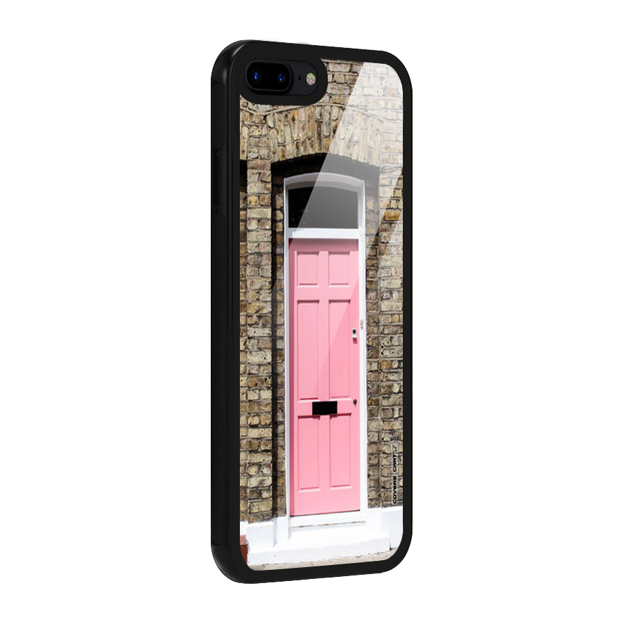 Pastel Pink Door Glass Back Case for iPhone 7 Plus
