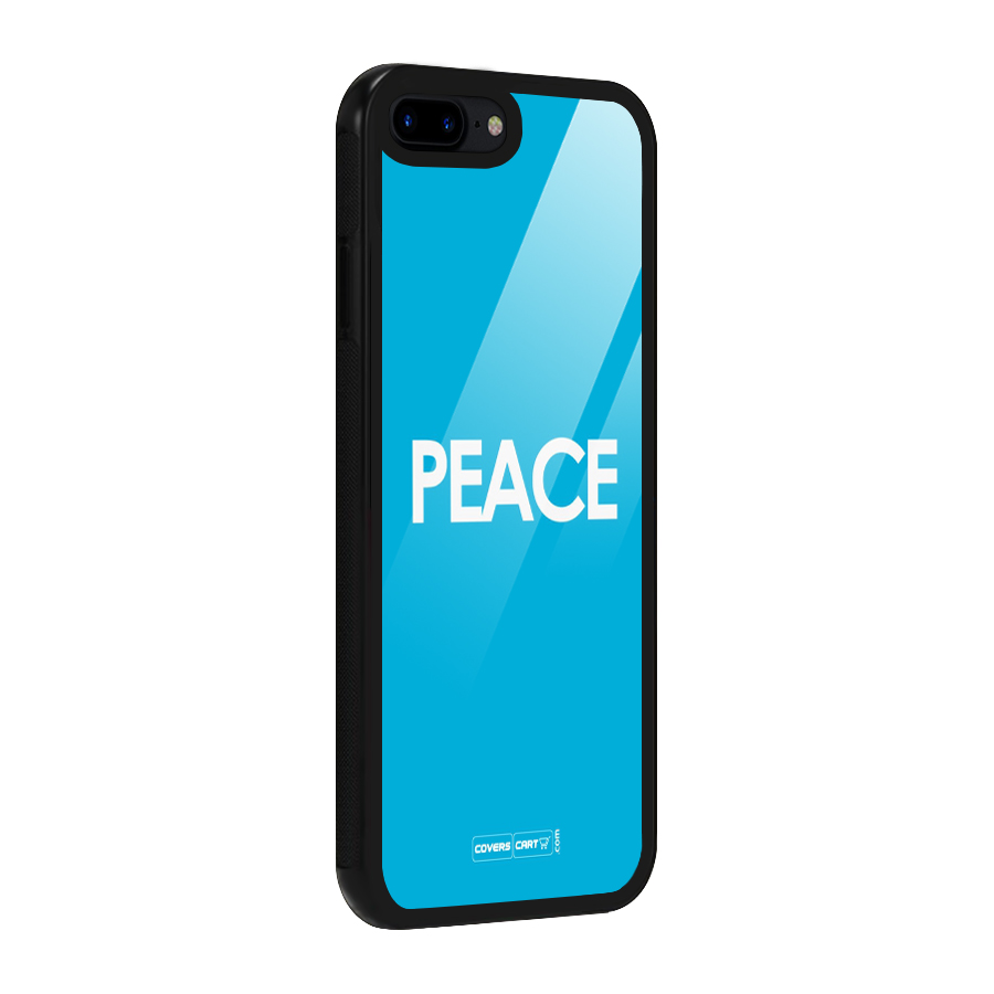 Peace Glass Back Case for iPhone 7 Plus