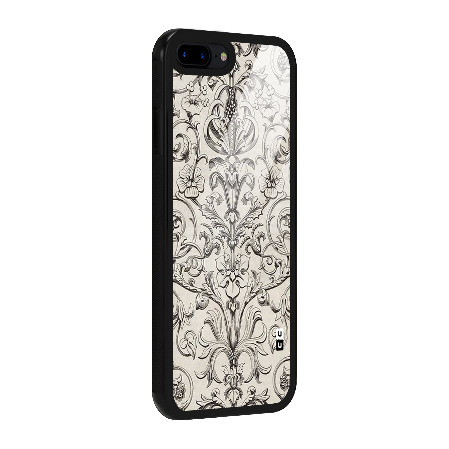 Pleasing Artsy Design Glass Back Case for iPhone 7 Plus