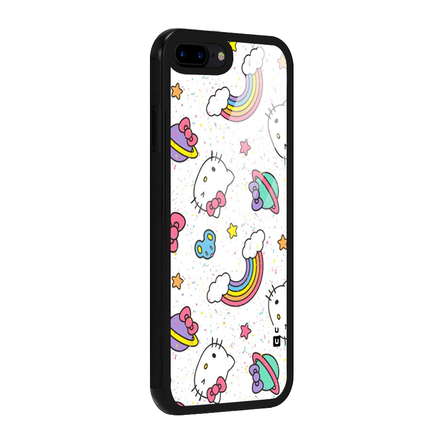 Rainbow Kit Tee Glass Back Case for iPhone 7 Plus