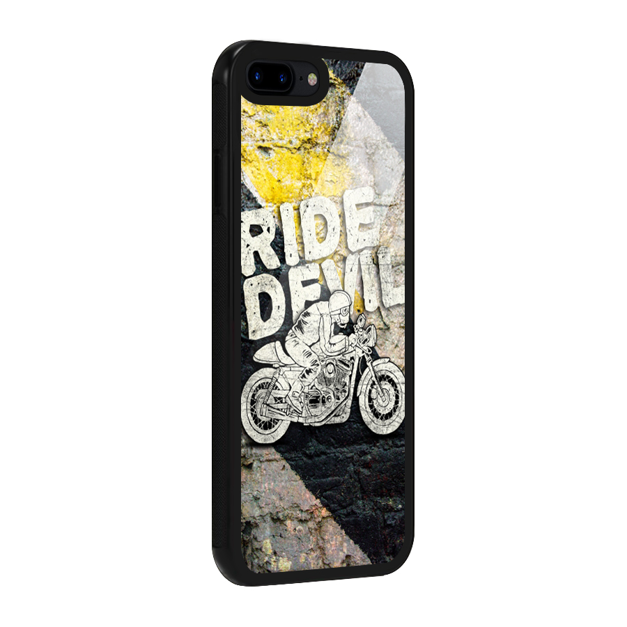 Ride Devil Glass Back Case for iPhone 7 Plus