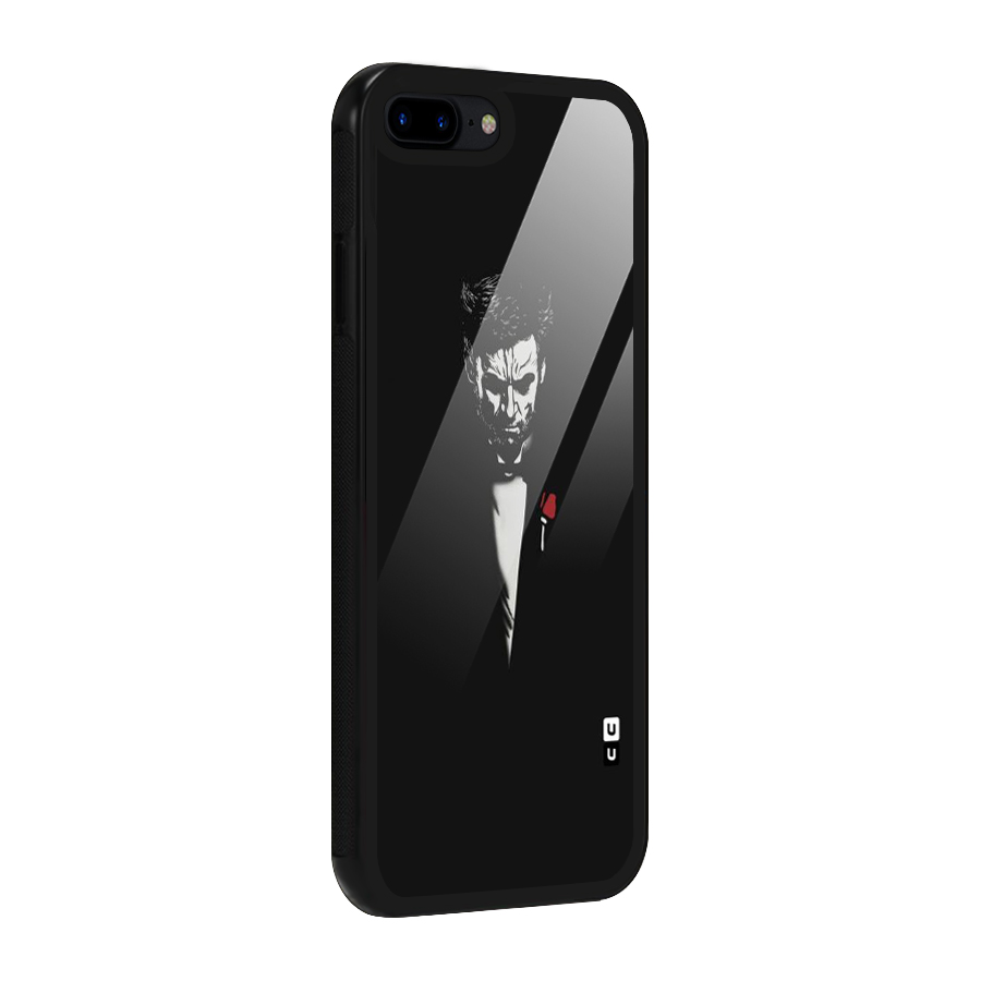 Rose Man Glass Back Case for iPhone 7 Plus