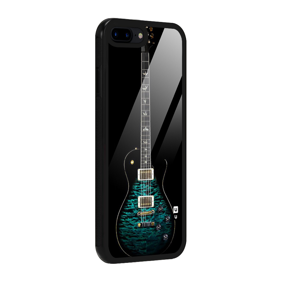 Royal Green Guitar Glass Back Case for iPhone 7 Plus