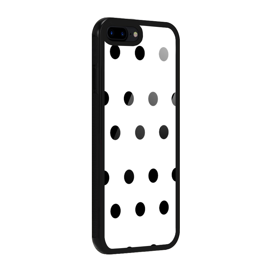 Royal Polka Dots Glass Back Case for iPhone 7 Plus