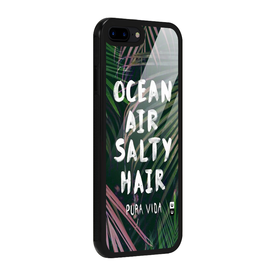 Salty Hair Glass Back Case for iPhone 7 Plus
