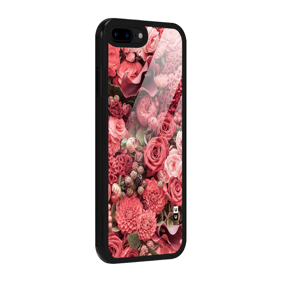 Shades Of Peach Glass Back Case for iPhone 7 Plus