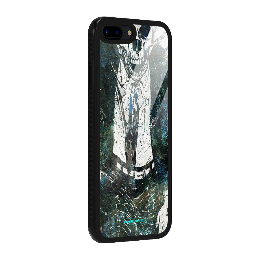 Skeleton in a Suit Glass Back Case for iPhone 7 Plus