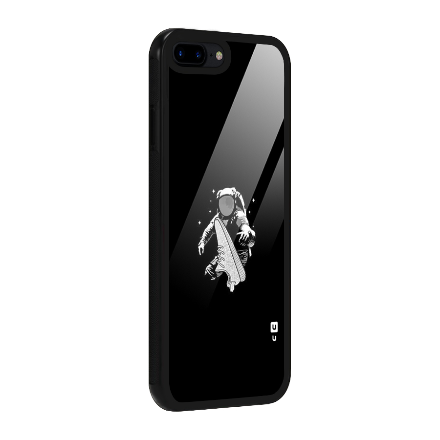 Space Shoe Glass Back Case for iPhone 7 Plus