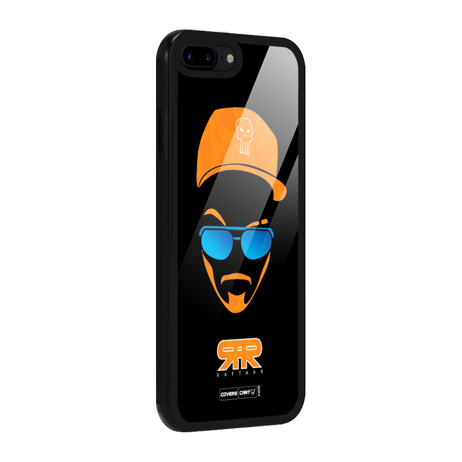Special Raftaar Edition Orange Glass Back Case for iPhone 7 Plus