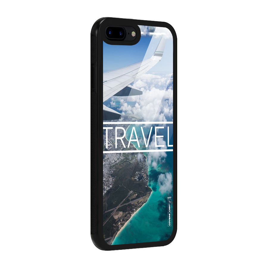 Travel Glass Back Case for iPhone 7 Plus