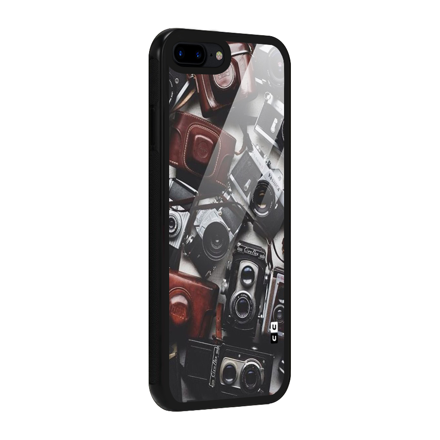 Vintage Beauty Shutter Glass Back Case for iPhone 7 Plus