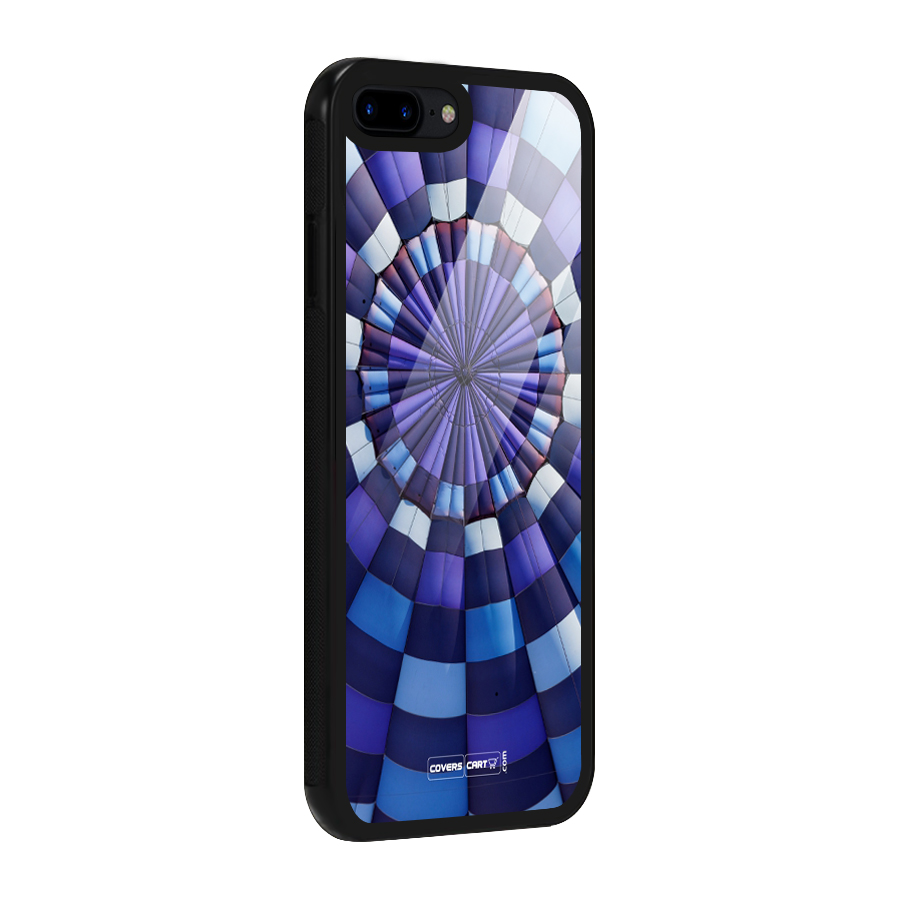 Violet Wonder Glass Back Case for iPhone 7 Plus