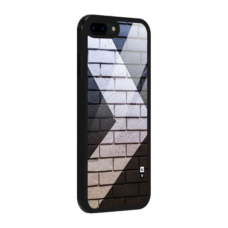Wall Arrow Design Glass Back Case for iPhone 7 Plus